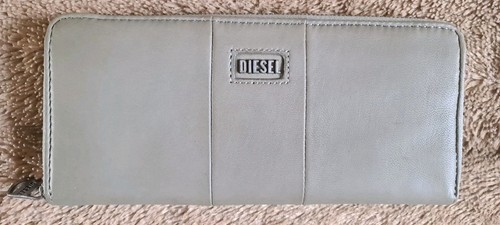 Cartera/Cartera DIESEL "GRANATO S" Damas Cuero Cremallera Alrededor. Green New Shop Sucio - Imagen 3 de 24