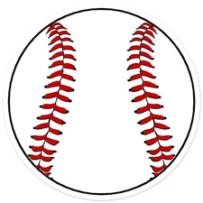 Baseball - Vinyl Decal Sticker - Car Window Laptop - ebn7725