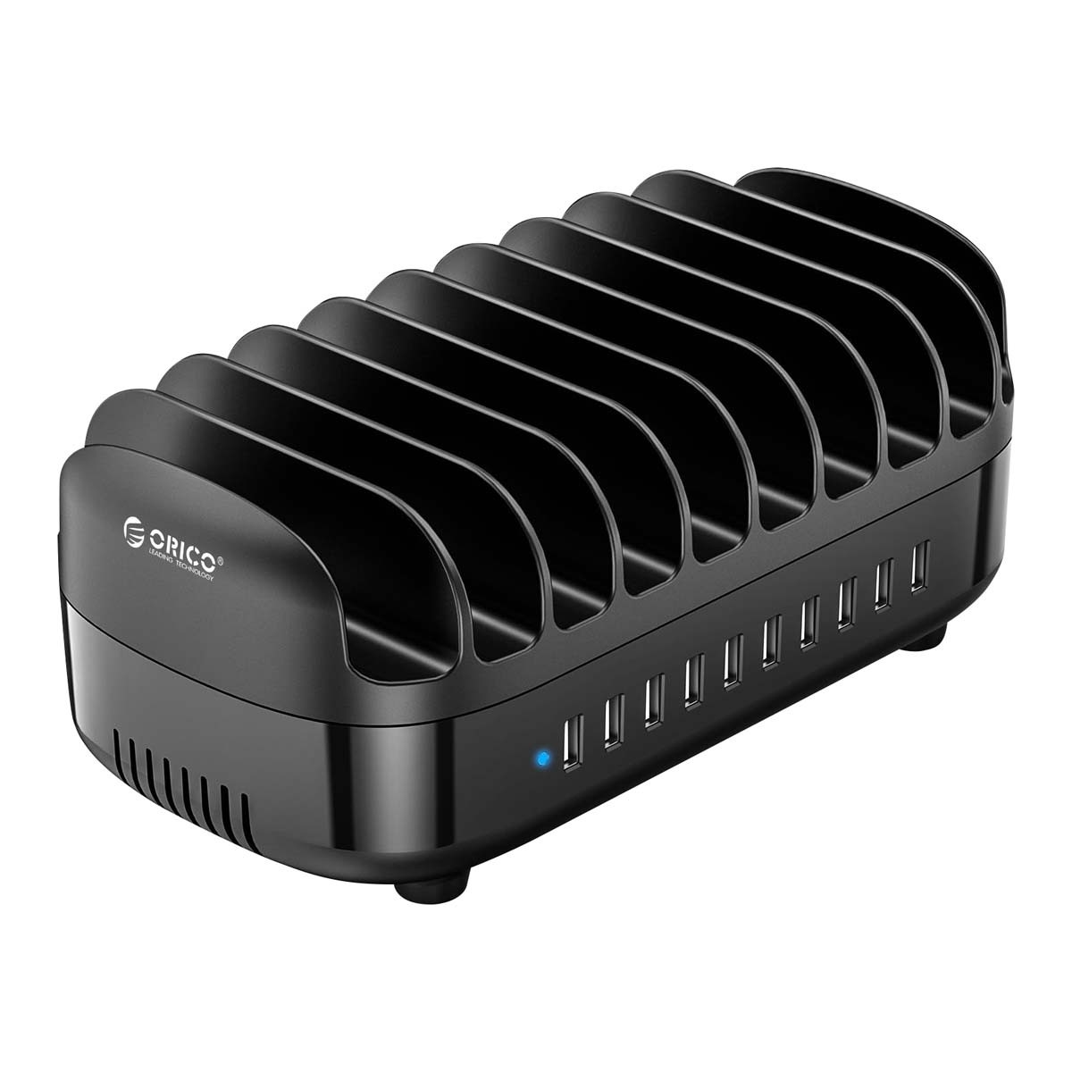 Station de Charge Multi-Prises USB 120W Ventilée Hub Tablettes et Mobiles