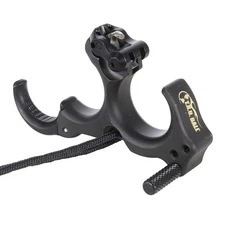 T.R.U. Ball Honey Badger Claw Flex Archery Release, Black, Large (THBF-BT-L)