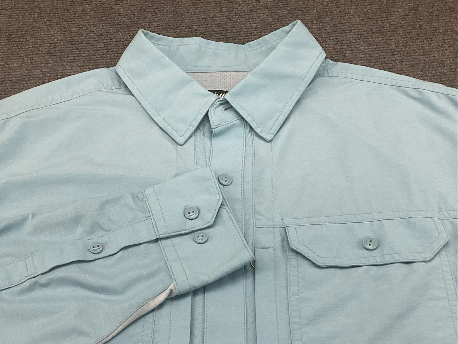 Kuhl Shirt Men Large Light Blue Long Sleeve Vented Fishing Hiking Outdoor Button
Opens in a new wind