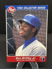 1992 Post Cereal - Ken Griffey Jr #20 Seattle Mariners