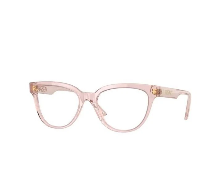 New Versace 3315 Full Rim Pink Eyeglasses Glasses Frames