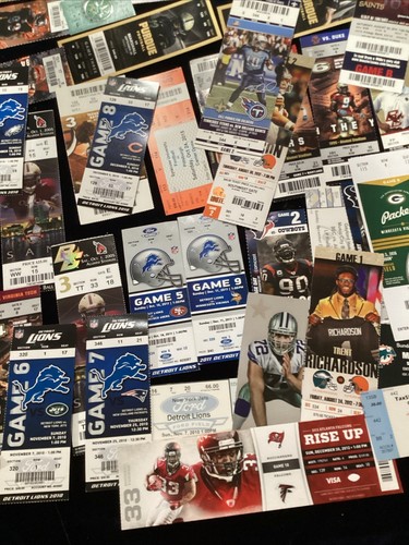 Ticket lot of 100+ All Football -  NFL, College,  USFL + - Picture 11 of 14