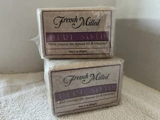 French Milled 8 Bars Soap Coconut Oil, Almond Oil & Glycerin Stocking Stuffers