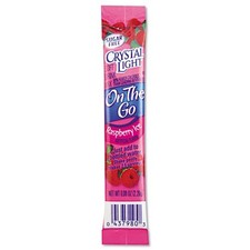 Crystal Light 79800 Flavored Drink Mix, Raspberry Ice, 30 .08oz Packets/Box
