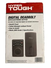 Hyper Tough Digital Deadbolt With Electrical Keypad 1752004
