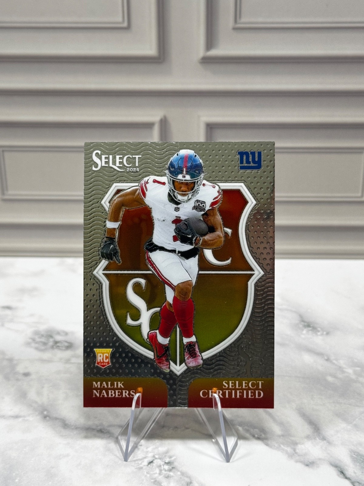 2024 Panini Select - Select Certified Rookies Malik Nabers #6 (RC)