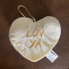 Luv Ya Orange Heart Plush Valentines Day 5 ta...