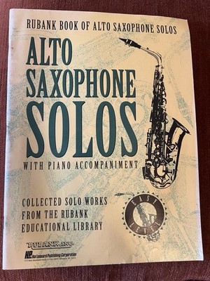 Alto sax sheet music Rubank Book Of Alto Saxophone Solos