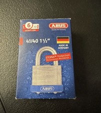 NEW Abus 41/40 1 1/2" Padlock with Two Keys Item PHK7656