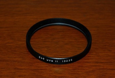 Leica E49 49mm UVa II 13035 - Fits Leica Q, Q2, Q3 Mint!