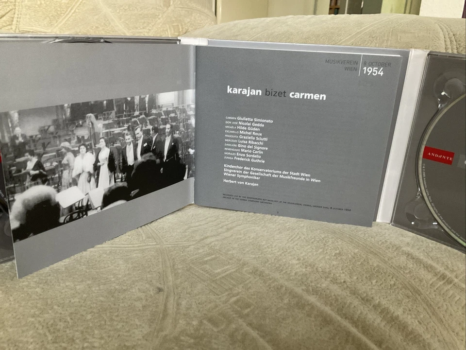 Bizet - Carmen. CD Gesamtaufnahme. Karajan Wien 1954. Simionato Gedda - Bild 4 von 4