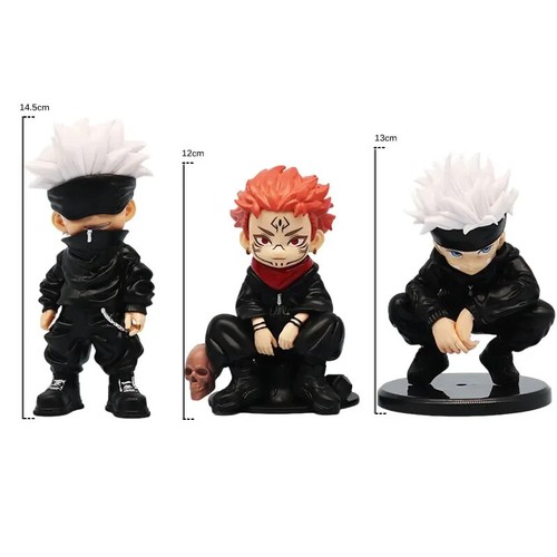 15cm Jujutsu Kaisen Anime Figure 3 Style Satoru Gojo Action Figure Lord of the C - Foto 12 di 18
