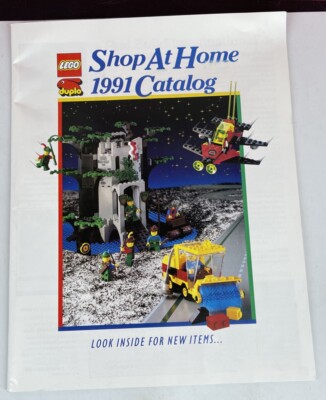 1991 Lego Shop at Home Catalog very good condition Castle, Town, Space & Technic