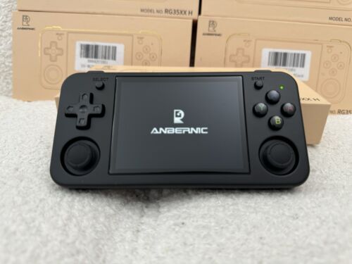 Anbernic RG35XX-H Handheld Game Console Black w/64G TF 3.5"HD Screen, Joystick