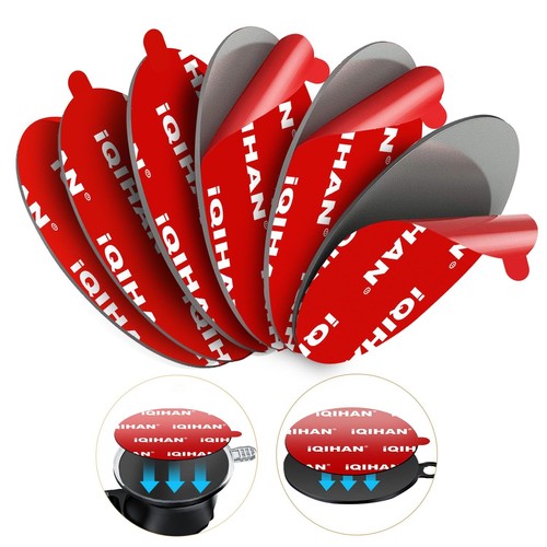 6 Pcs Double Sided Adhesive Sticker Pads for Dashboard Suction Cup Phone Mount - 第 1/7 張圖片