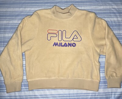Fila Milano Woman's Vella Mock Neck Sweatshirt size Medium