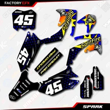 Blue Spark Racing Graphics Kit fits Honda CRF450 09-12 Crf 450 Crf450R
