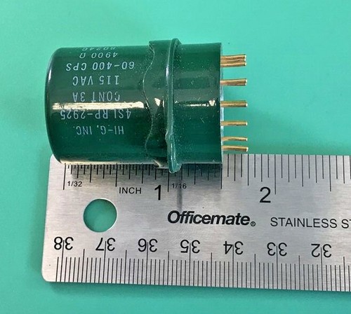 HI-G 4SLRP-2925 ELECTROMAGNETIC RELAY 3A 115VAC 4900 OHMS 14 PIN - Picture 5 of 6
