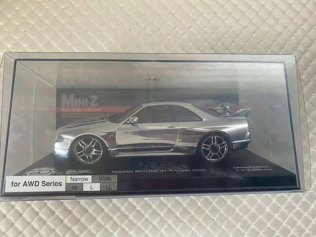 Limited Kyosho MINI-Z NISSAN SKYLINE GT-R V-Spec(R33) Chrome MZP438CS(Body )