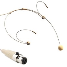 Omnidirectional Headworn Headset Microphone Mini 3 Pin XLR, for AKG Samson Mics