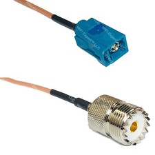 RG316 Fakra Z Female to SO239 UHF Female RF Cable Rapid-SHIP LOT