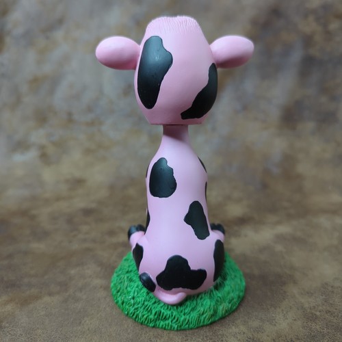 Kemps Cow Limited Edition Dairy Bobble Head Berries BD&A Pink - Picture 5 of 6