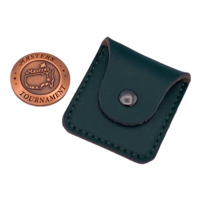 2025 Masters Tournament Leather Pouch Ball Marker Augusta National