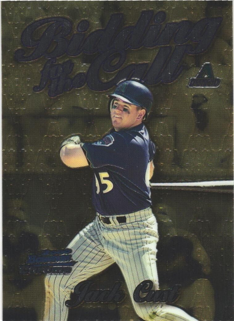 2000 Bowman Chrome Bidding for the Call #BC9 Jack Cust Arizona Diamondbacks