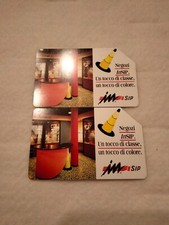 Schede SIP Bilingue Telefonkarte Negozi Insip. Usate, buone condizioni