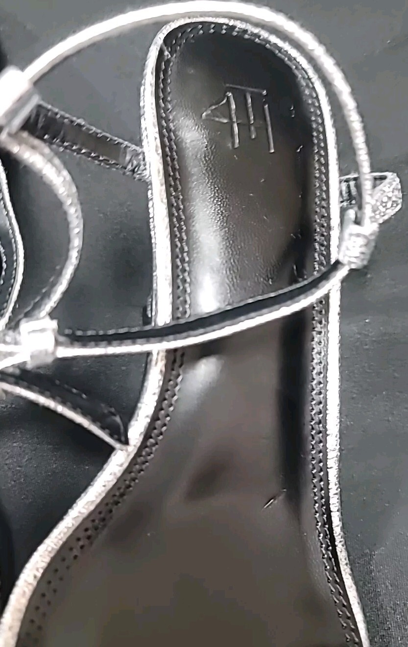 4th + reckless SILVER METALLIC BASIC HIGH HEELED … - image 5