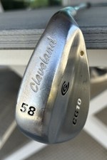 Cleveland CG10 Lob Wedge 58 RH 36  in Steel Shaft Stiff Flex- New Grip