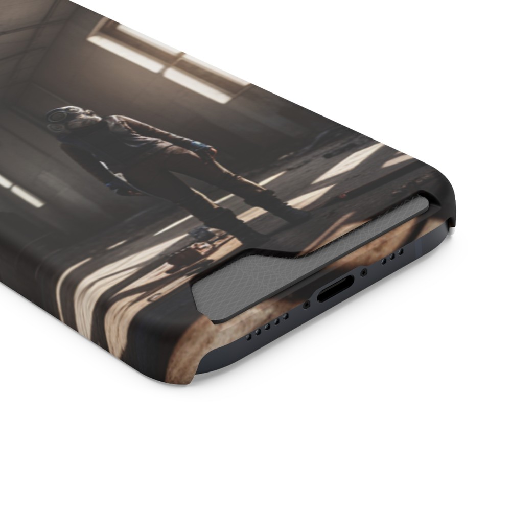 Slim Protective Phone Case with Built-in Card Holder  