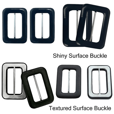 Schwarz Tri Glide Schieberschnalle PVC Kunststoff Schnalle Riemen Versteller Gürtel DIY 50mm