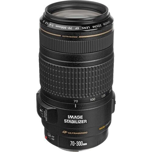 (Open Box) Canon EF 70-300mm f/4-5.6 IS USM Telephoto Zoom Lens - Picture 1 of 4