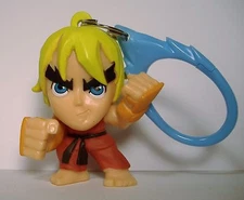 STREET FIGHTER KEN MASTERS BACKPACK HANGER SUPER DEFORMED VINYL FIGURE CAPCOM  
