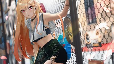 Anime sono bisque doll wa koi wo suru kitagawa marin Play Gaming Mat Desk