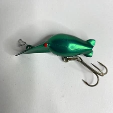 Eddie Pope  Luhr Jensen #3 Hot Shot Metallic Green Fishing Lures Pre-Rapala