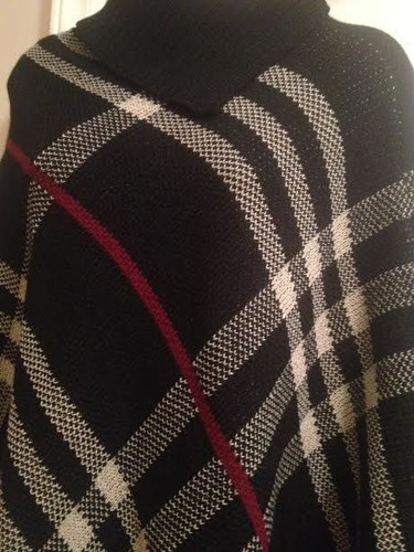 NWOT Women's One Size Q-10 Shawl Poncho Sweater UK R8 - Picture 4 of 12
