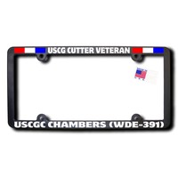 Uscg Cutter Veteran Uscgc Chambers (wde-391) Frame W/ribbons Uscg Cutter Veteran Uscgc Chambers (wde-391) Frame W/ribbons
