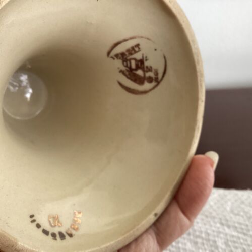 Tazza birra vintage Getz tedesca in ceramica con piedi a pedalo - Foto 3 di 6