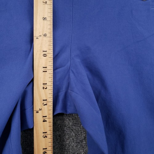 NEW Talbots Pants Womens 14 Blue High Waist Deck Wide Leg Cropped Sailor - Picture 6 of 14