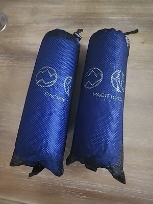  Air Pillow Inflatable Cushion Portable Rest Compact Travel Camping Pouch 2pc