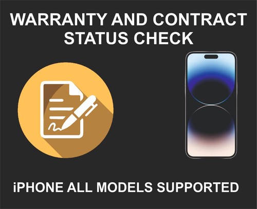 Warranty And Contract Status Check, iPhone All Models - Picture 1 of 7