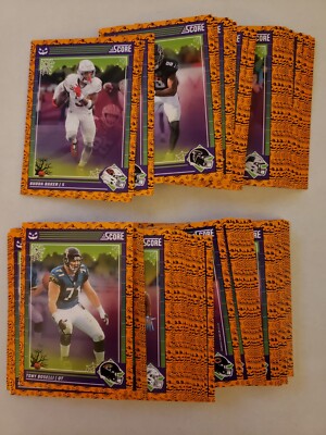 2023 Panini NFL Score-A-Treat Football Orange Pumpkins #1-300 *Pick Your Card*
