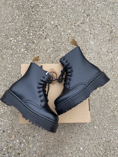 Dr Martens Jadon II Mono Vegan Platform Boots Women's US 8 / EU 39 Black  Felix | eBay