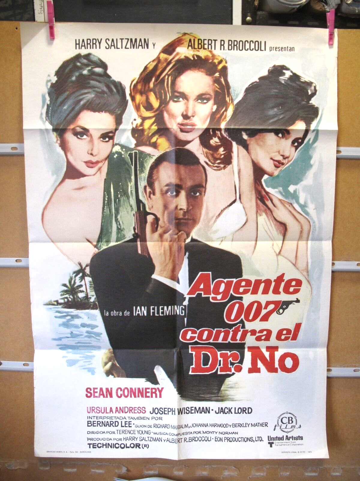 680 Agente 007 Contra El Doctor No Sean Connery Ano 1974 Ebay