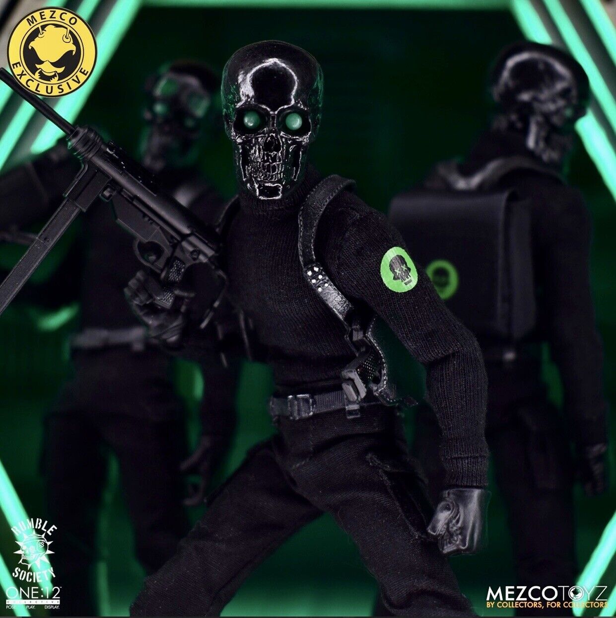 Mezco One:12 Collective – Black Skulls Death Brigade Mezco (Exclusive) 