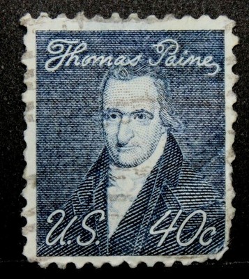 1968 Thomas Paine 40 Cent U.S. Postage Stamp Scott #1292 Fine, Used | eBay